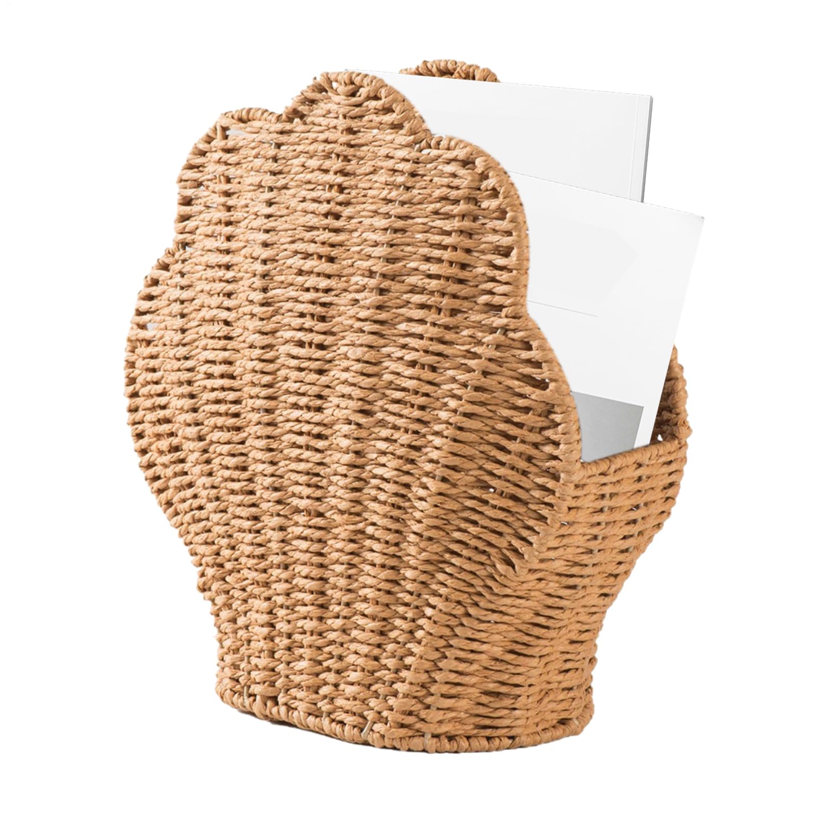 Paniers tissés pour organiser des coquillages et petits trésors de vacances