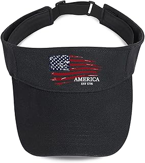 Butterfly Flower Visor Hat Black Women Running Visors