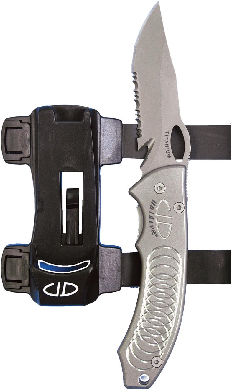 Trident Titanium Folding Knife/Sheath
