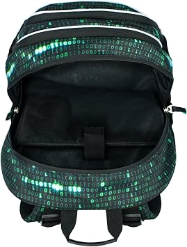 Baagl Children's Backpack, School Backpack for Children with Ergonomically Shaped Back, Chest Strap and Reflective Elements, Numbers, ca. 43x29x20 cm