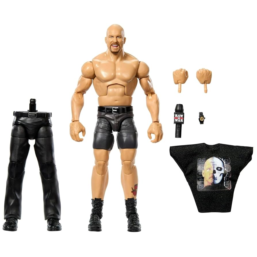 WWE STONE COLD フィギュア Stone Cold Steve Austin - WWE Main Event 150 Mattel WWE Toy