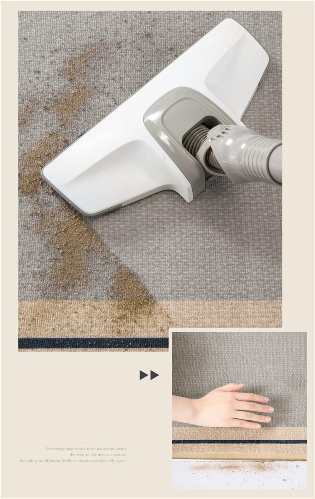 Felpudo absorbente y resistente, con respaldo de goma antideslizante, para interiores y exteriores, diseño moderno, 120 x 180 cm, perfecto para entradas del hogar y la oficina