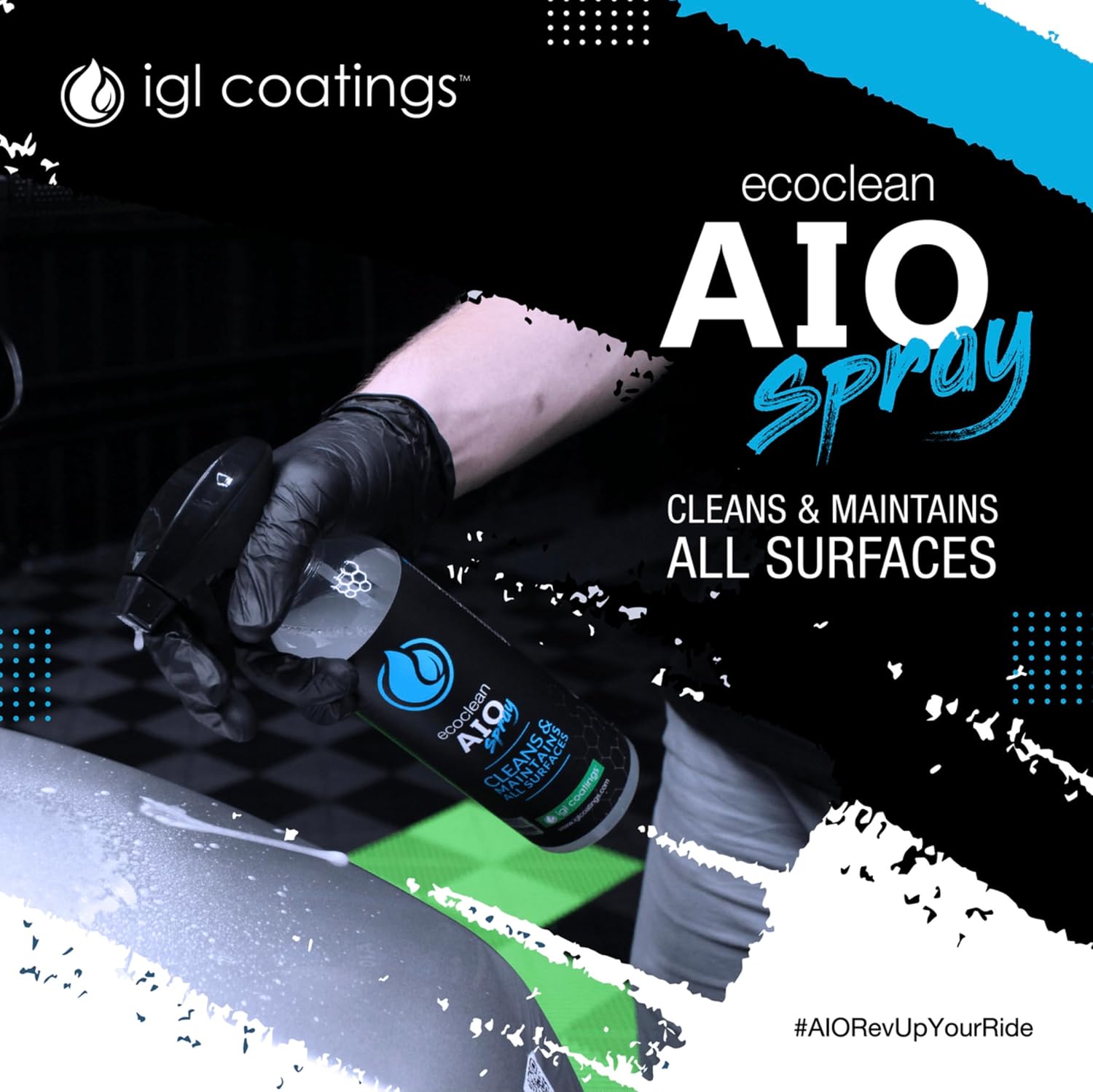 IGL AIO Spray, Cleans and Maintains All Surfaces (500ml) - Utimate Detailing Spray