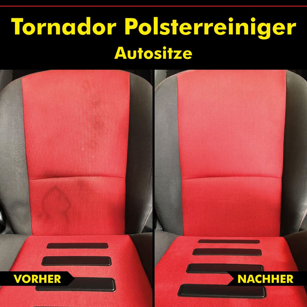 ABACUS POTETO, 1320.10, detergente per imbottiture, tessuti e tappetini, pronto all'uso, ideale per pistola Tornador per la pulizia degli interni dell'auto (etichetta in lingua italiana non garantita)