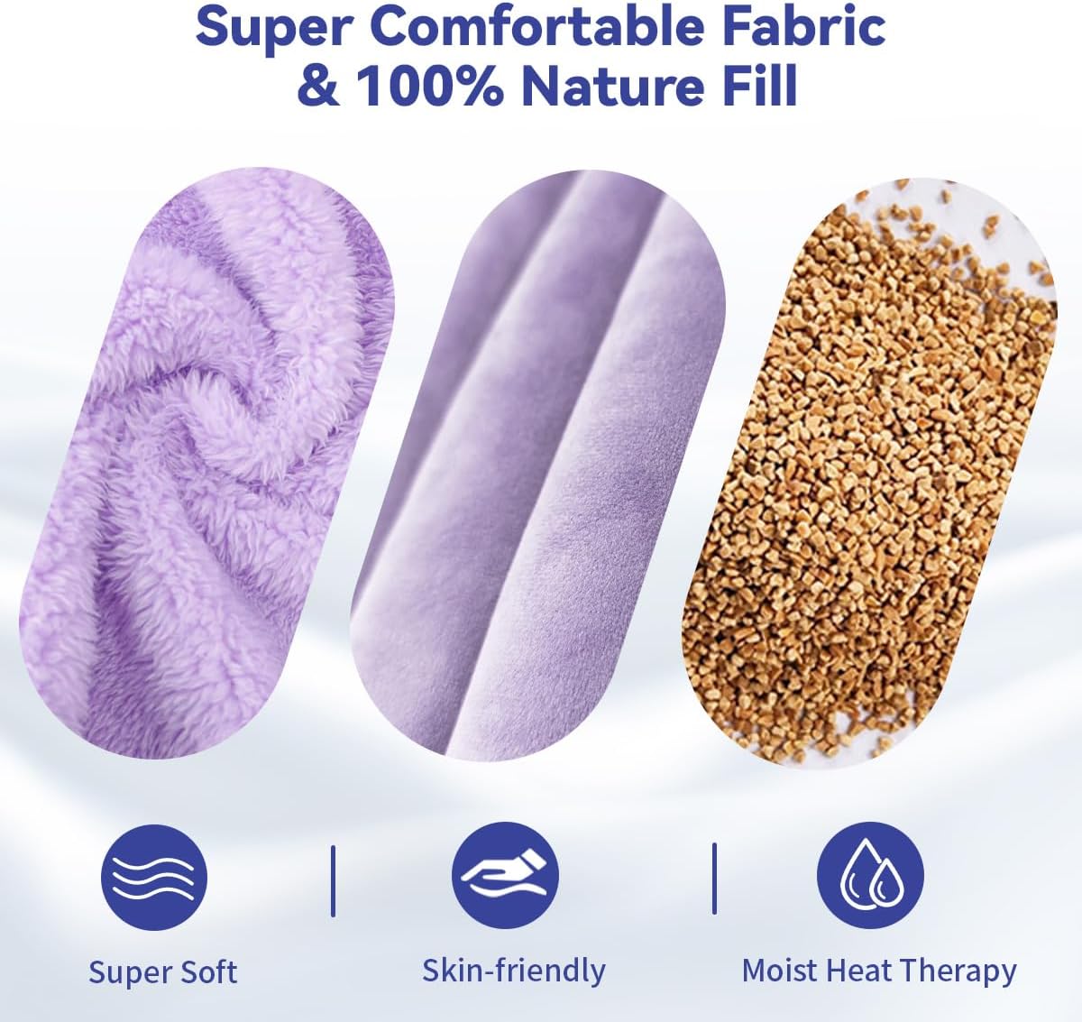 NEWGO Microwavable Hand Warmers and NEWGO Microwaveable Booties Feet Warmers