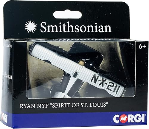 Miniatura 2 de Corgi Colección Smithsonian de fundición a presión Ryan NYP The Spirit of St. Louis Miniature Scale Display Model Aircraft CS91302