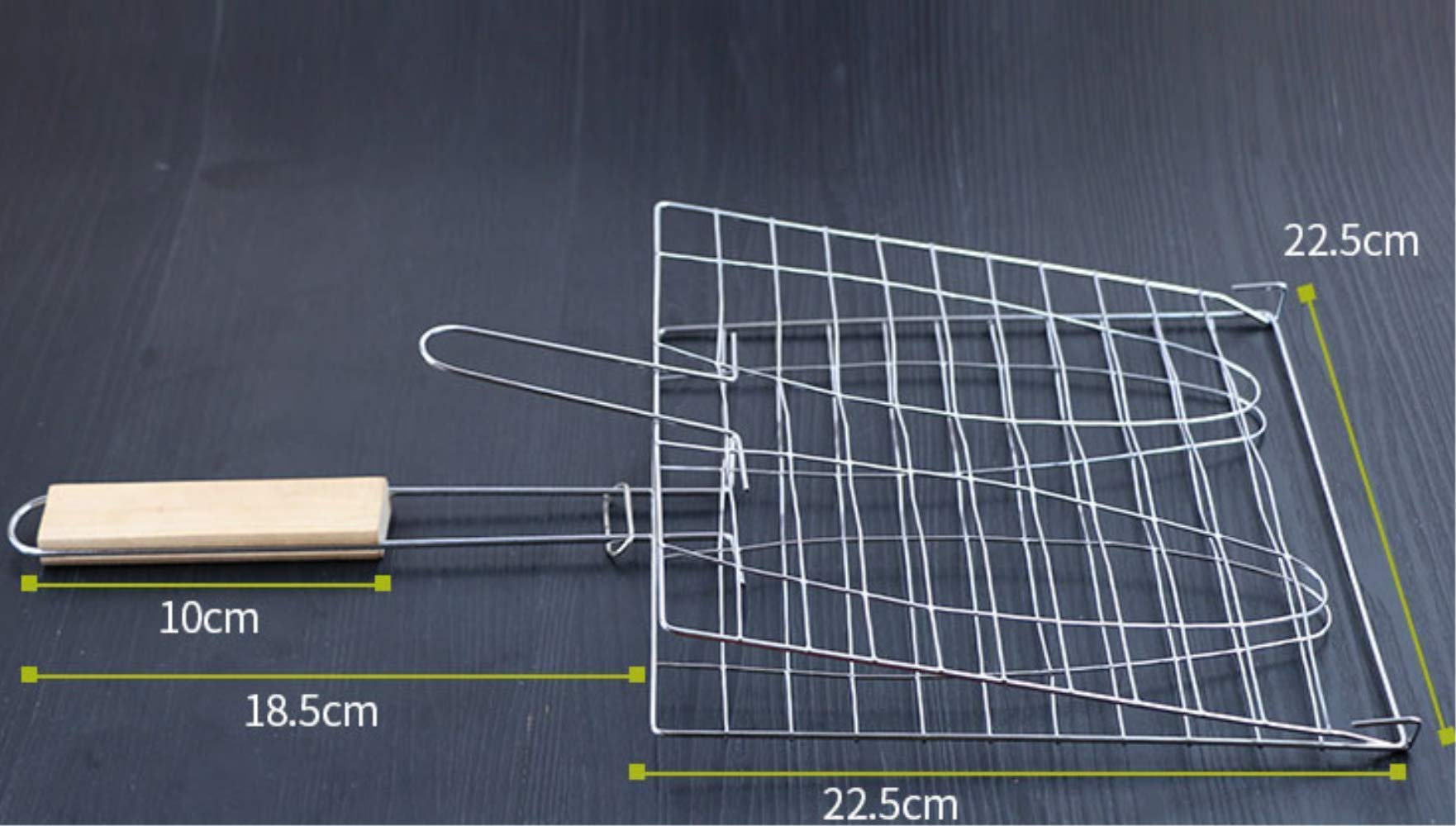 Cesta para parrilla, Cesta para asar a la parrilla, Clip para pescado a la parrilla Clip para pescado para barbacoa Clip para red Clip para electrodomésticos de acero inoxidable Herramienta Accesori