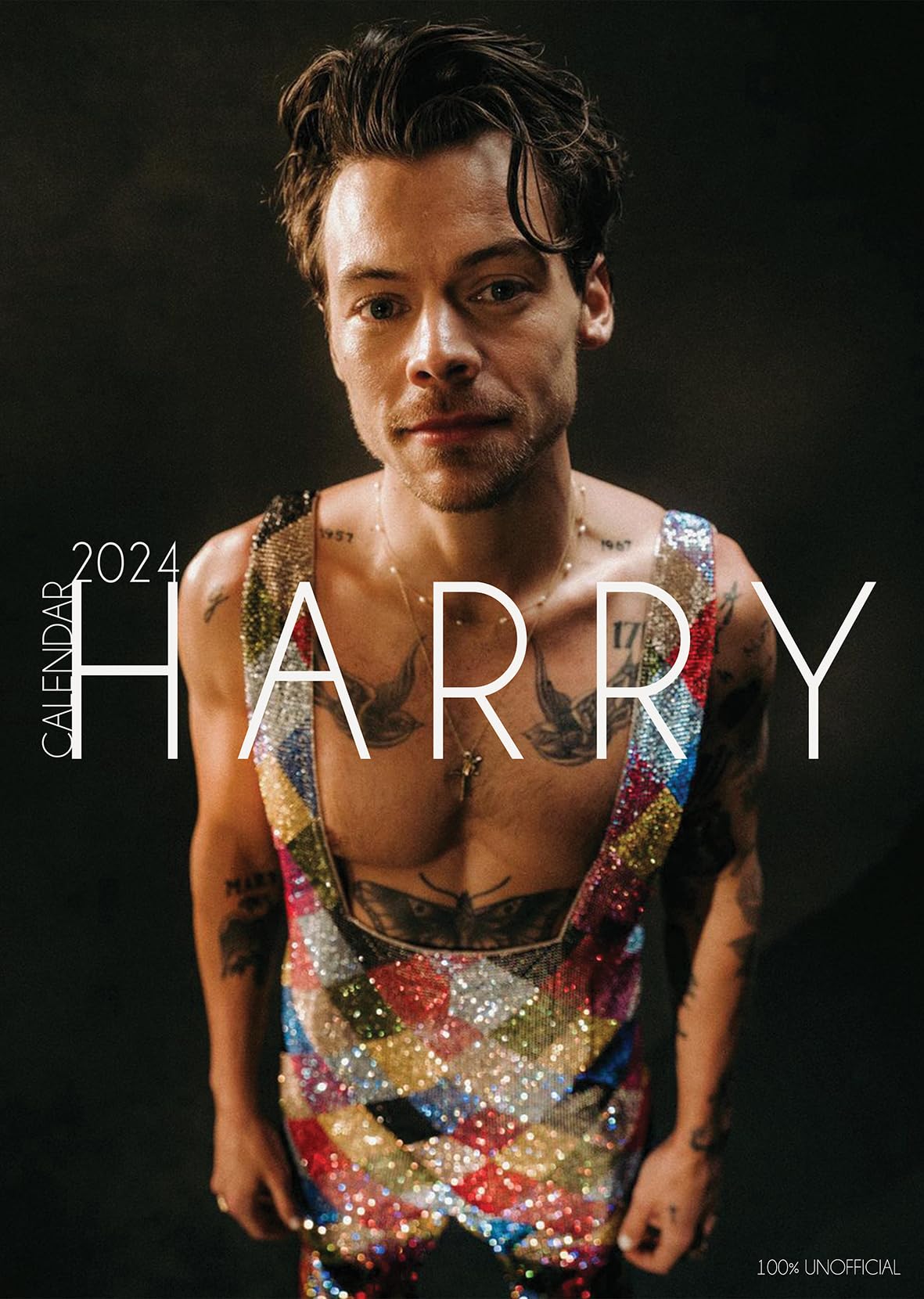 Harry 2024 A3 Rebel Music Wirobound Wall Calendar The Perfect Xmas or Birthday Gift
