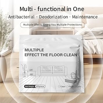 Multi-surfaces Floor Cleaner Tablet - 200PCS Multiple Effect The Floor Cleaning Sheets Wood Cleaner Tablets For Hardwood Floors Mopping Luxury Vinyl Plank Wood Flooring - Deep Cleans (Camellia Scent)