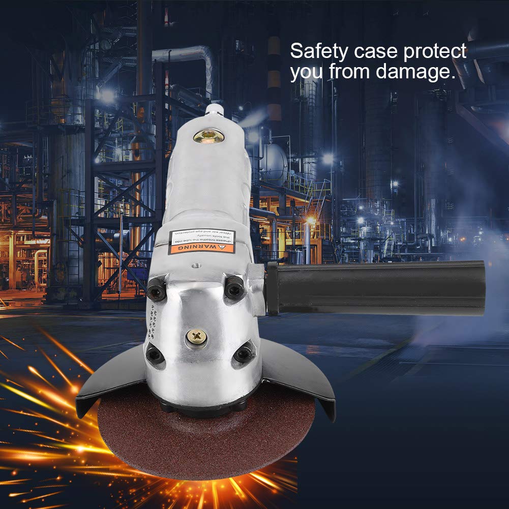 Akozon Amoladoras angulares neumático 4 pulgadas 11000 rpm Lijadora de lijado Amoladora en ángulo Pulidora Pulido