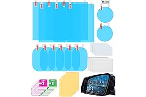 14PCS Nano-coated Hydrophobic Rearview Mirror Film