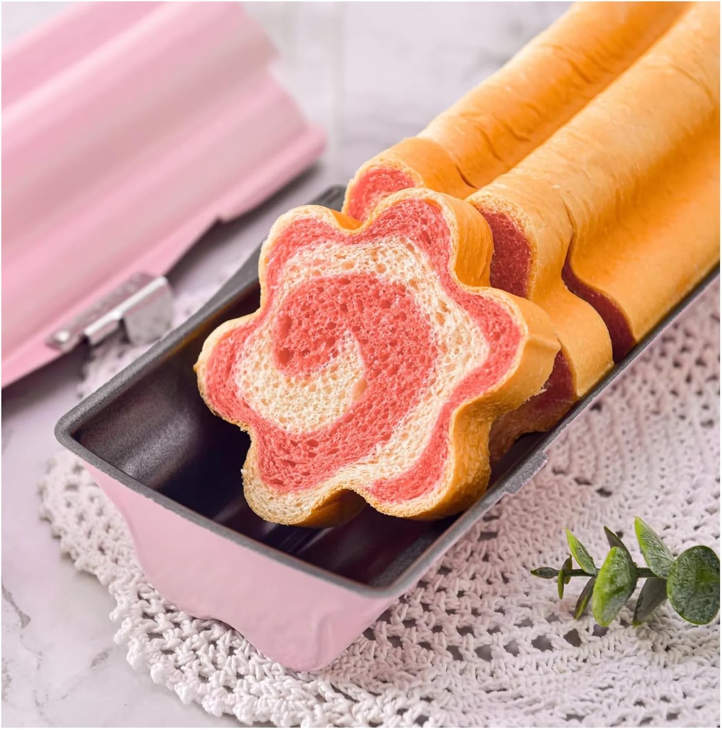 Flower Shape Bread Tray Loaf Pan Heart Round Bread Mold DIY Carbon Steel Toast Box With Lid Pastry Cake Pan Baking Tools Supplie