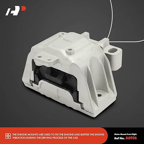 Miniatura 5 de A-Premium Kit de montaje de motor compatible con Volkswagen Jetta 1999-2004, Golf 1999-2005 y Audi TT Quattro 2004-2006, 2.8L 3.2L, juego de 2 piezas
