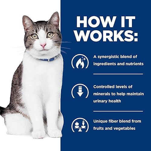 Miniatura 9 de Hill's Prescription Diet cd + Metabolic, Urinary + Weight Care - Alimento seco para gatos, dieta veterinaria, bolsa de 12 libras (el embalaje puede