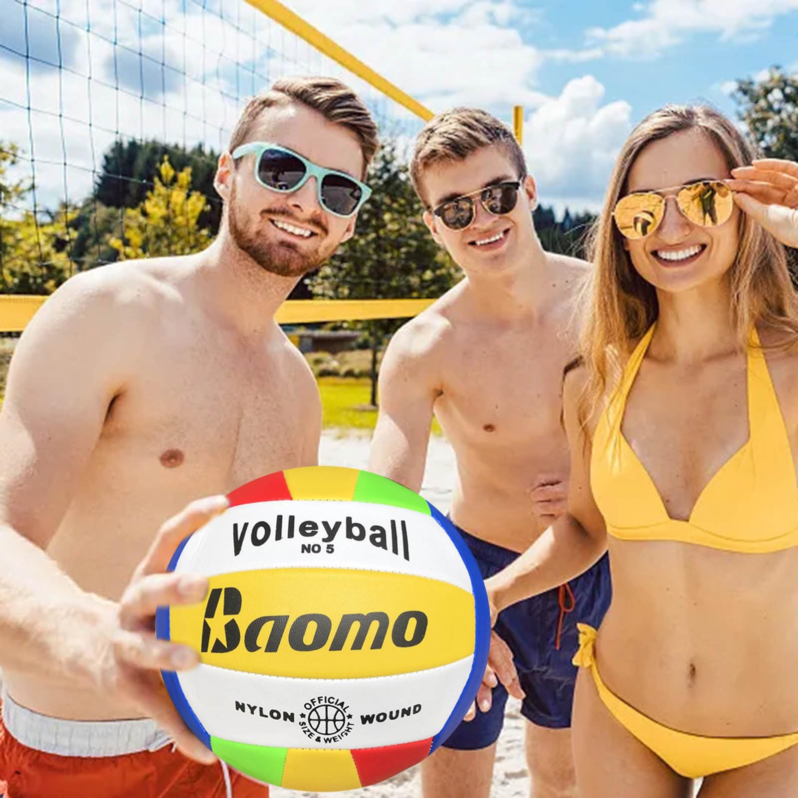 Ballon de volley-ball laminé professionnel de haute qualité taille 5 en cuir PU Ballon de volley-ball laminé professionnel de haute qualité taille 5 en cuir PU