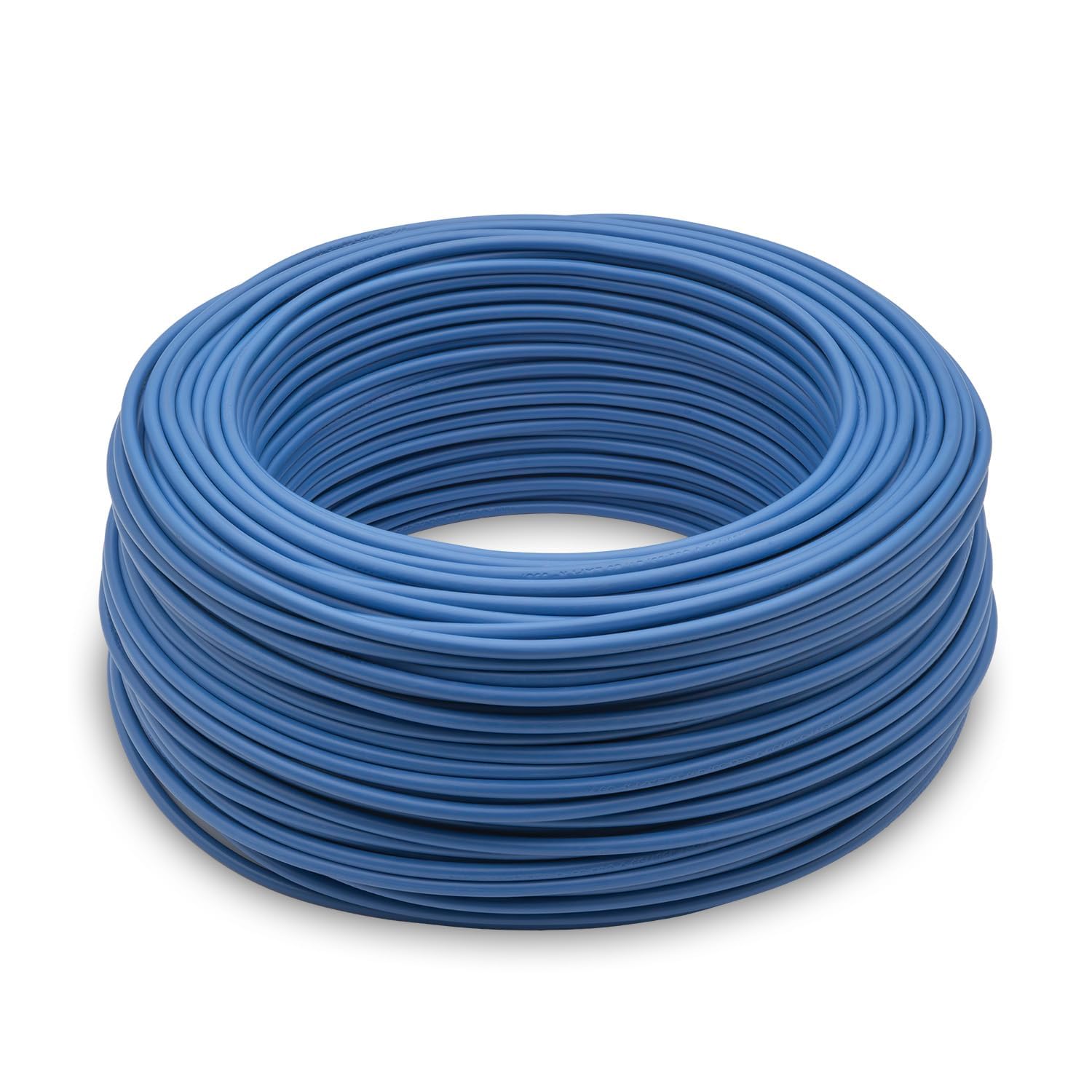 Cavo Elettrico Unipolare 1,5mm - 2,5mm - 4mm 100mt - Vari Colori Disponibili - Perfetto per Impianti Elettrici e Cablaggi - Cavi Elettrici di Alta Qualità (Blu, 1,5mm)