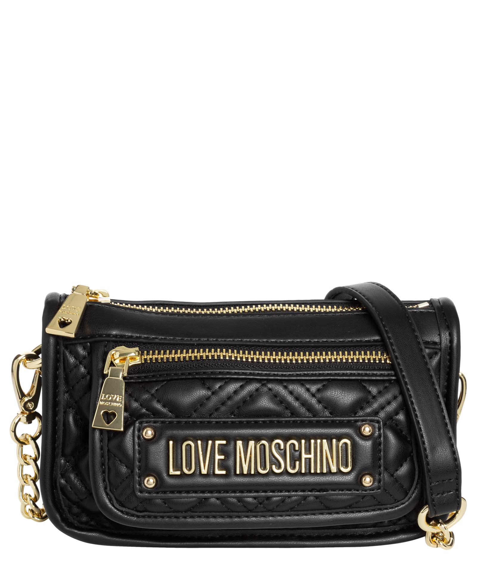 Love Moschino Women's Shoulder Bag Black, Black, 11X20X5