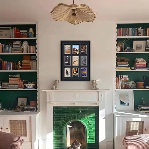 Miniatura 5 de Caja de cinta de casete, marco de exhibición de cinta de cassette, pantalla de cinta de casete y caja, marco de pantalla de 9 cintas, marco de