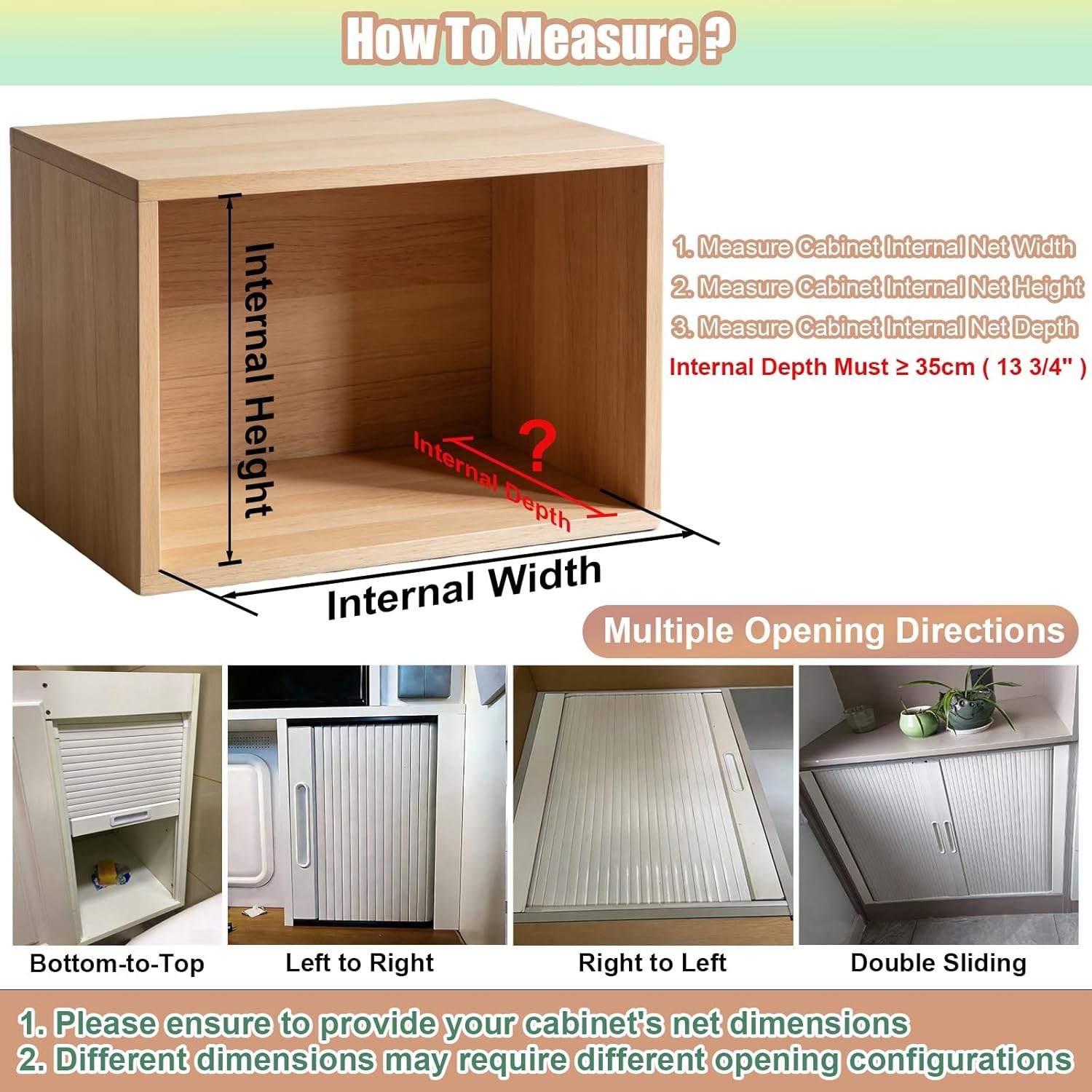 LXLZYXSF Kitchen Cabinet Roll Up Door Replacement, Flexible Sliding Tambour Door with Track & Handle, Retractable Closet Doors for Home Office(65x85cm (25.6x33.5))