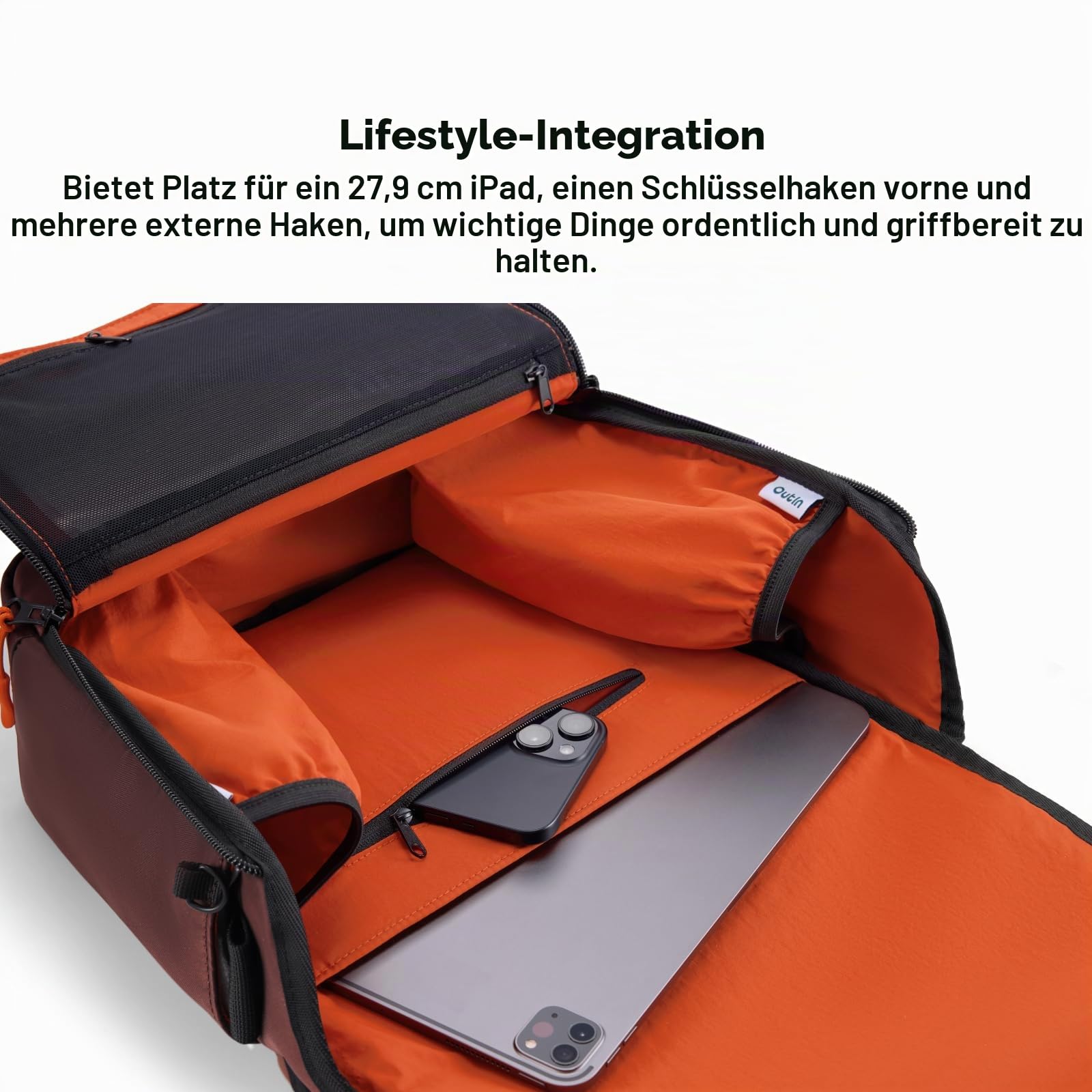 OutIn Flex Messenger Bag aus Nylon für Nano, Mino und Fino