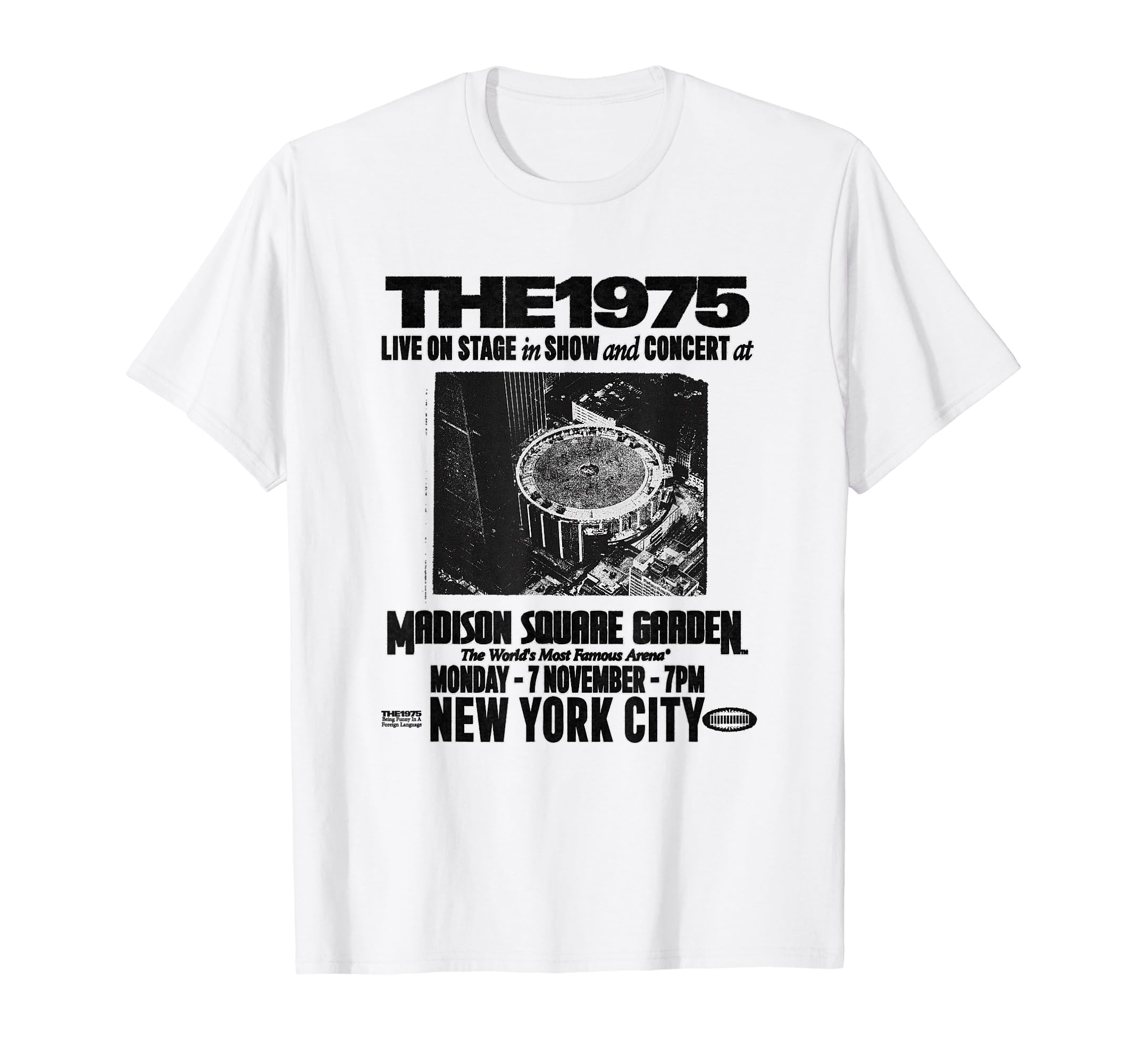 Amazon | 1975 オフィシャル・ライブ・オン・ステージ Tシャツ | T