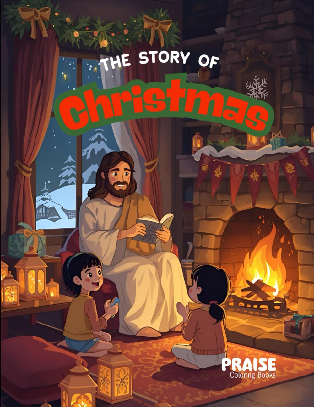 The Story of Christmas: Coloring Book