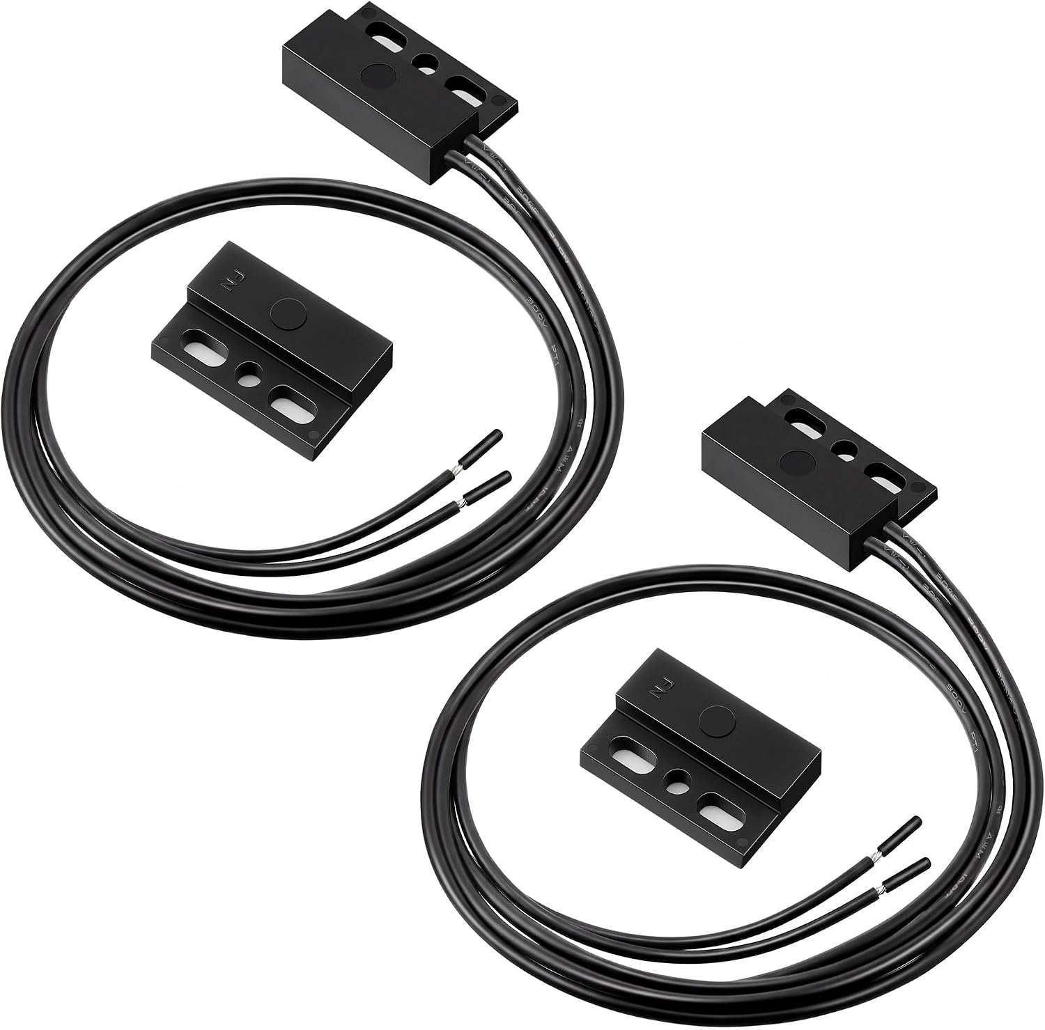 2 Pack RV Electric Step Switch Replacement, 369299 Magnetic Door Switch Compatible with Kwikee 32 Series Electric Steps, for 2000 & Newer RV, Auto Step Extend & Retract Sensor (Black)