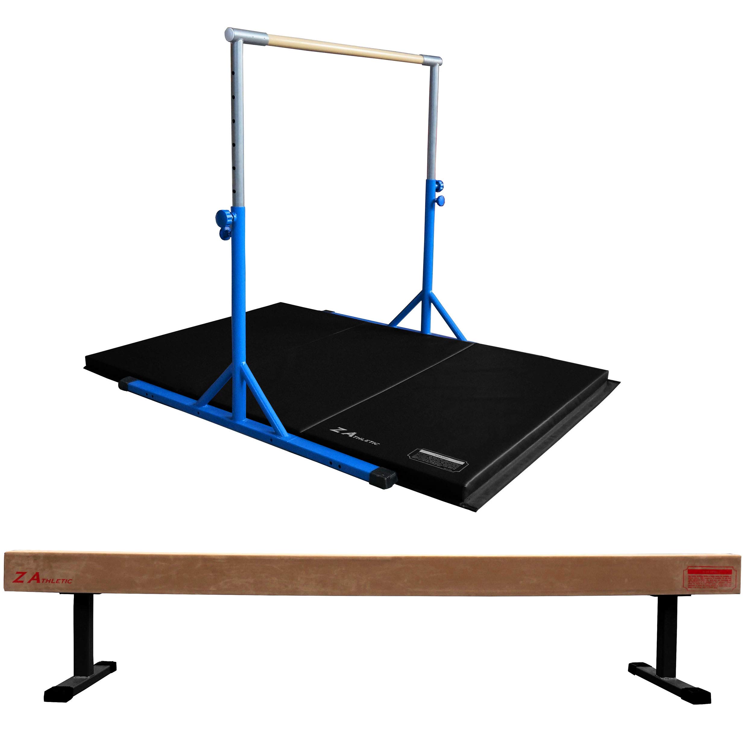 Buy Z ATHLETIC Expandable Kip Bar for Gymnastics, 4ft x 6ft x 2in Mat