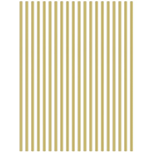 Vista 8 de 6 barras redondas de latón de 12 pulgadas y 3/16 pulgadas, barras de torno de latón, 3/16 pulgadas de diámetro y 12 pulgadas de largo