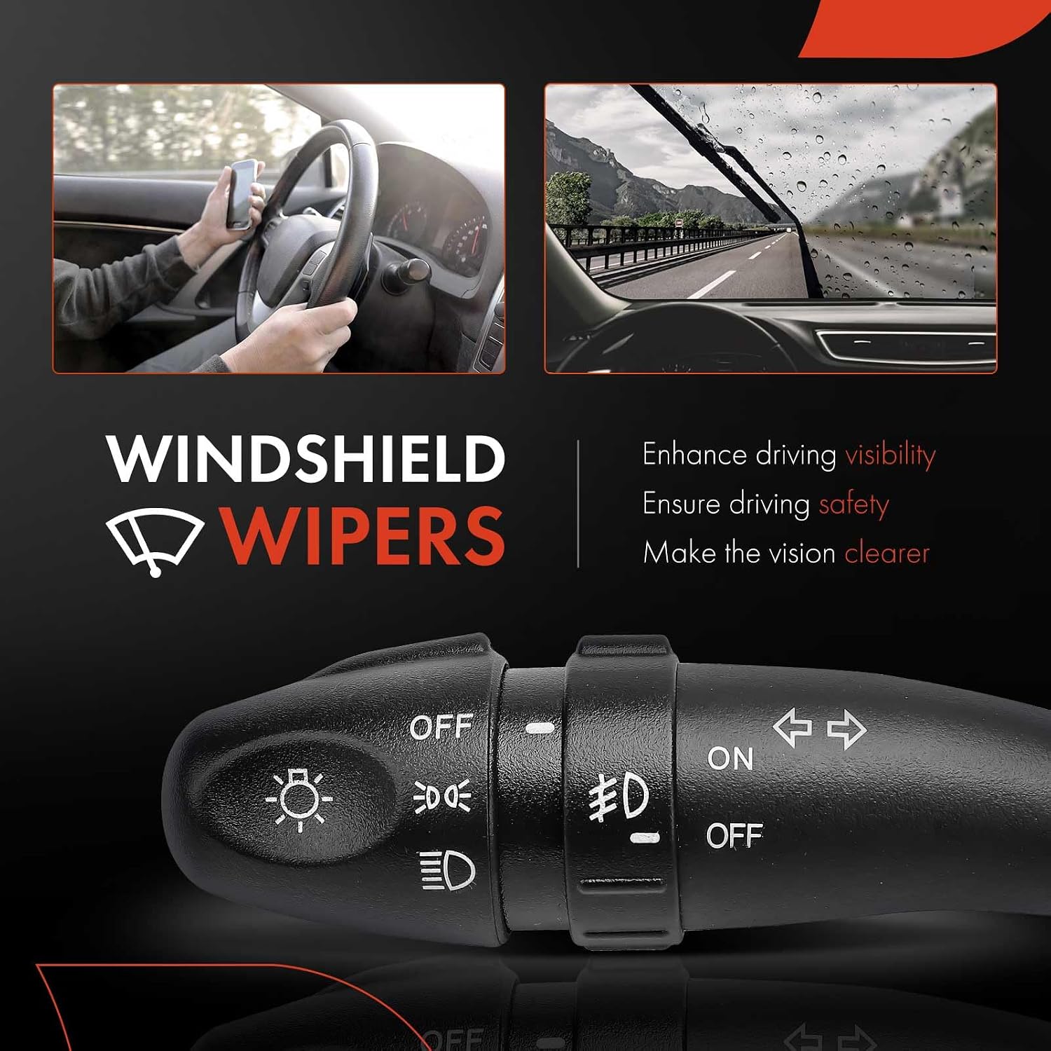 A-Premium Turn Signal Multifunction Switch Lever Compatible with Hyundai | for Hyundai Sonata 1999-2005