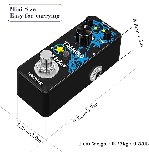 Miniatura 36 de Wah Pedal Digital Auto Wah Filtro de efectos de guitarra Pedal Mini Stompbox con pedal True Bypass para guitarra eléctrica Bajo