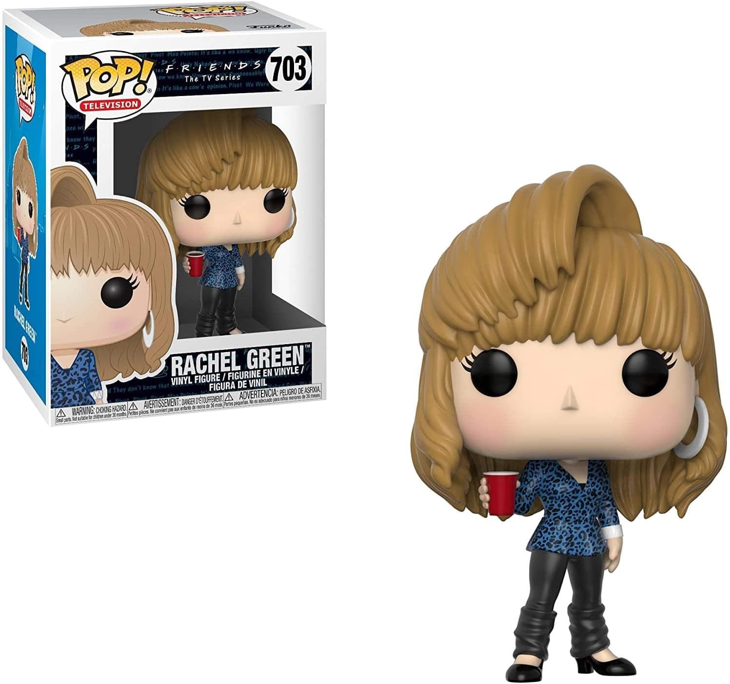 Funko Friends TV Show - Rachel Green 80'S Hair Pop Vinyl Collectible Figurine