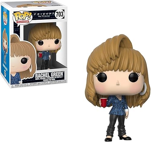 Funko Pop Television Friends - Figura coleccionable de Rachel de los 80, multicolor