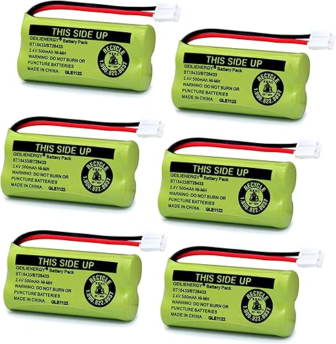 BT18433 BT28433 - Batería inalámbrica para teléfono compatible con AT&T/Lucent BT-18433 BT-184342 BT-28433 BT-284342 BT-6010 BT-8000 BT-8001 BT-8300