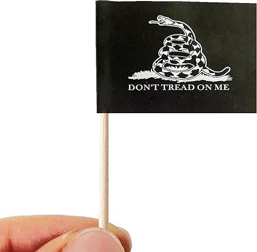 Miniatura 130 de stidsds 100 banderas negras de Estados Unidos con palillos de dientes, mini adornos negros para cupcakes de Estados Unidos, banderas, banderines