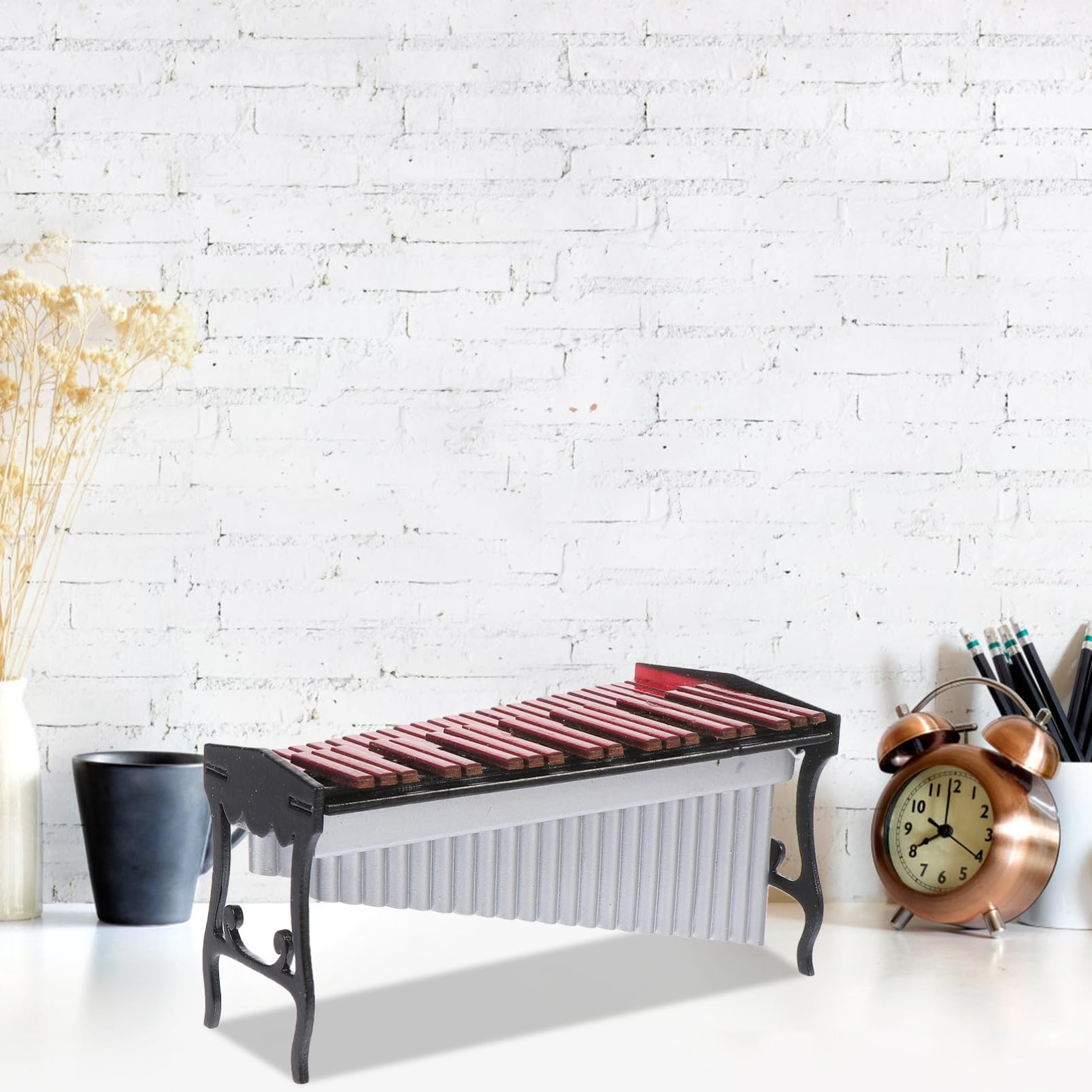 ibasenice Modèle De Marimba Décoratif Mini Xylophone pour La Décoration Intérieure