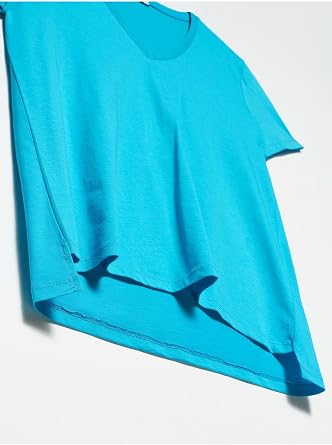DILVIN Kadın V Yaka Basic T-shirt Kısa Kollu Pamuklu Günlük Yazlık Tişört