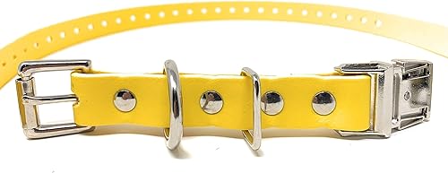Vista 53 de Sparky Pet Co - Correa de repuesto Apollo ECollar - Collar de perro - Biothane impermeable - Ajustable - Doble hebilla - Cierre de metal rápido