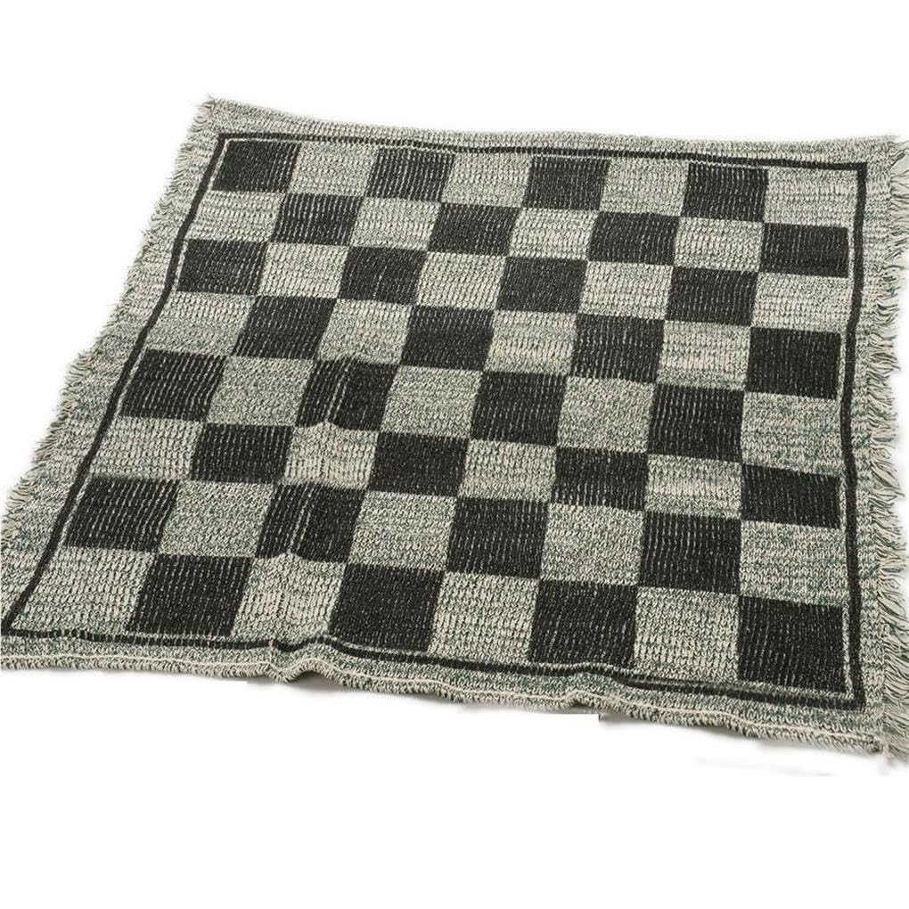 Jeu de Dames géantes 3 en 1 échiquier de Plateau de Jeu avec 24 Dames d'échecs Jeux d'intérieur résistants à l'usure pour Adultes fête de Famille