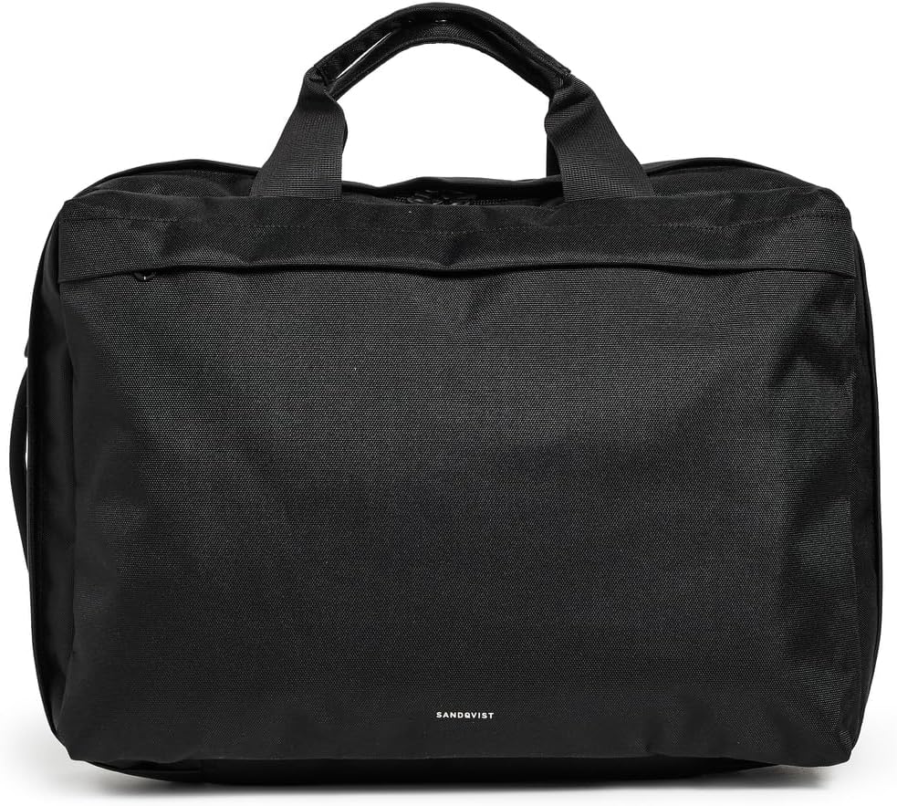 Sandqvist Men's Go 3-Way Bag, Black, One Size