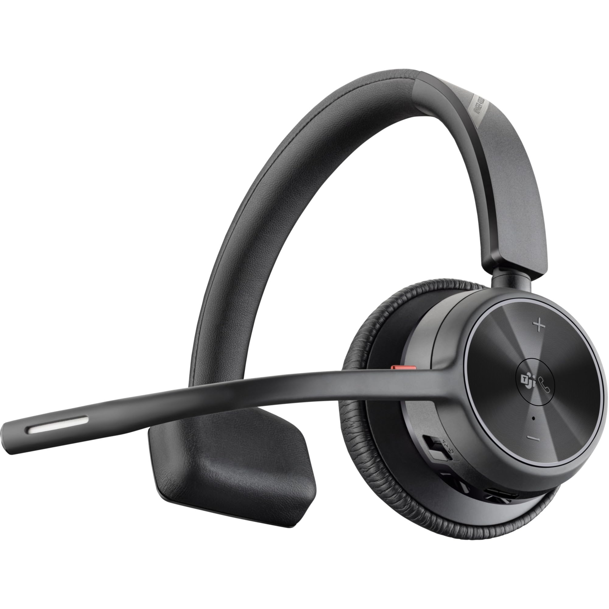 HP Poly Voyager 4310-M UC (4300 Series) – Kabelloses On-Ear Headset, Aktive Geräuschunterdrückung, Schwarz (7Y210AA)