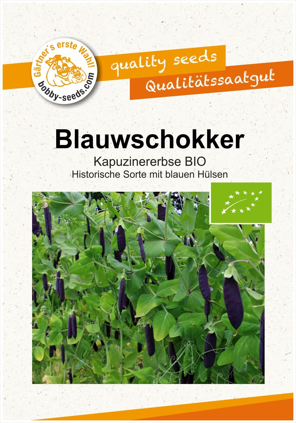 BIO Erbsensamen Norli – Zuckererbse, Frühe Sorte, Ca. 150 Pflanzen, Resistent Gegen Fusariumwelke