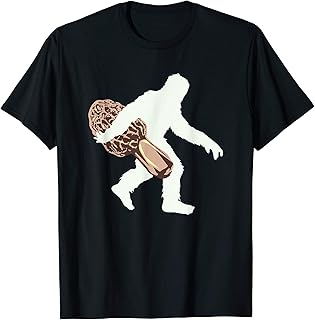 Morel Mushroom Hunter Shirt Sasquatch Bigfoot Funny Shirt