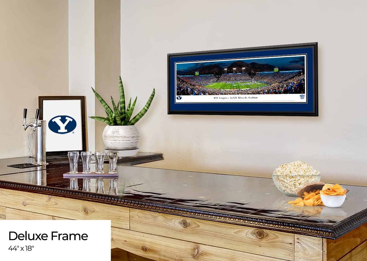 BYU Cougars Football - Panoramic Posters and Framed Pictures by Blakeway Panoramas