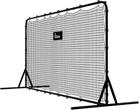 12x6 Steel Frame Soccer Rebounder Backstop Wall w/Carry Case. Perfect for Solo/Team Kickback Practice and Pass Training. Improve Touch/Passing & Ball Control Skills! US Owned
