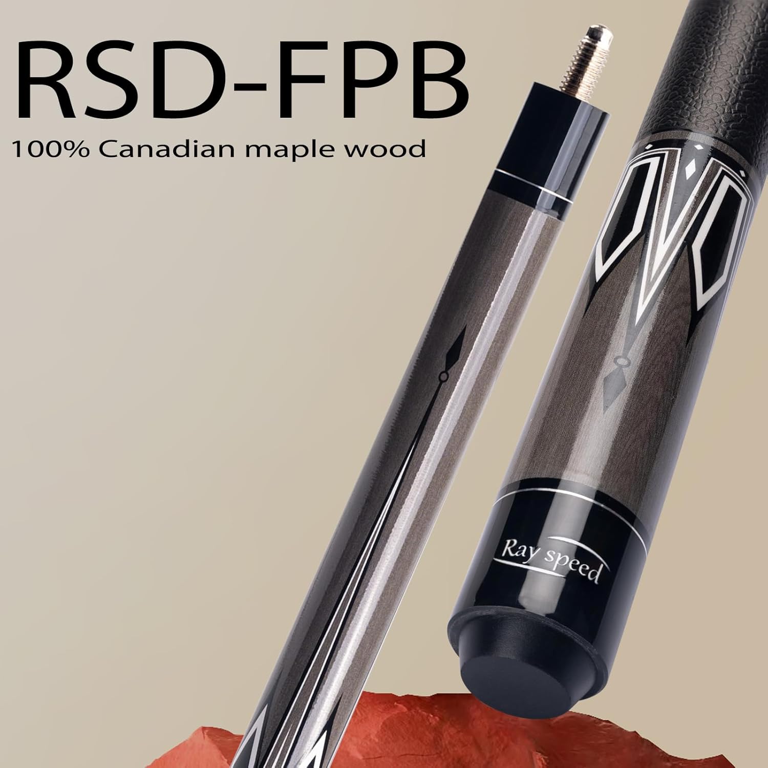 Pool Cue Stick Low Deflection Shaft Billiard Cue Stick with Hard Case 19-20 oz Professional Pool Stick (Missing PCs)