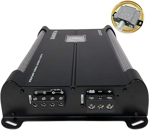 Miniatura 5 de Gravity 2000.1D Clase D Amplificador de audio para automóvil – 1000 vatios True RMS @ 1 Ohm Potencia máxima a 2000W, 1/2/4 Ohm estable, digital,