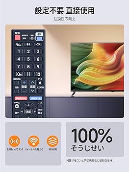 Amazon | テレビリモコン AN-52RC5 for Sharp シャープ 液晶