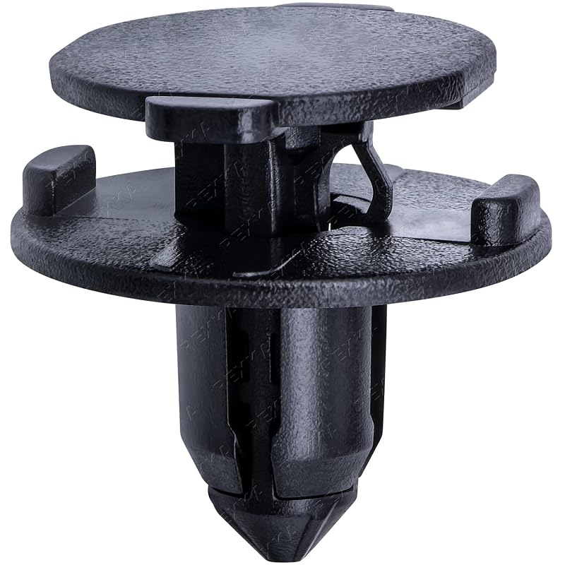 Kit de 40 Presilhas de Nylon Rexka para Para-Barro, Parabarro e Acabamento Lateral Nissan e Infiniti – Rebite para Furo de 8 mm