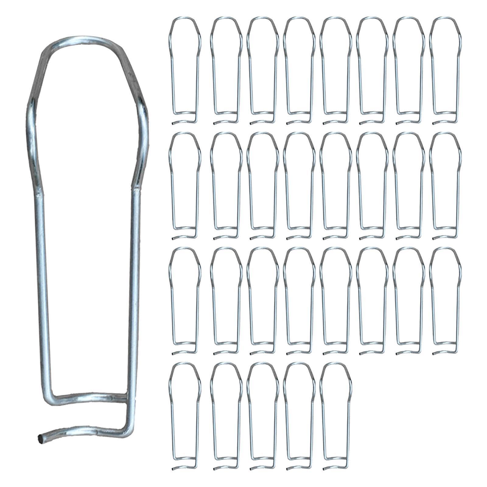 mophrati Reliable Plant Trellis Wire Clip Fixing Clamp for DIY Plant 11mm